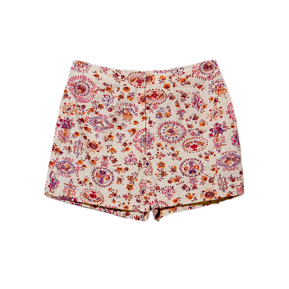 Vintage Print Shorts